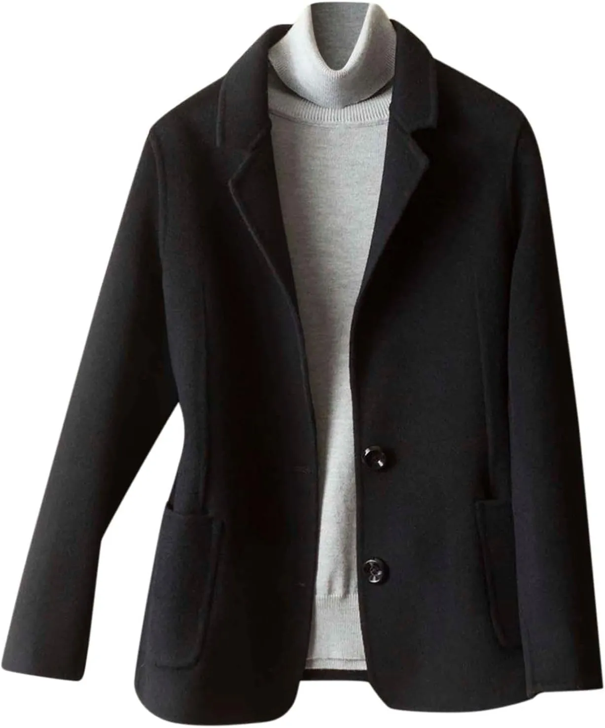 Women Winter Fashion Blazers Business Casual Single Breasted Blazer Jacket Slim Long Sleeve Lapel Work Suit Jackets