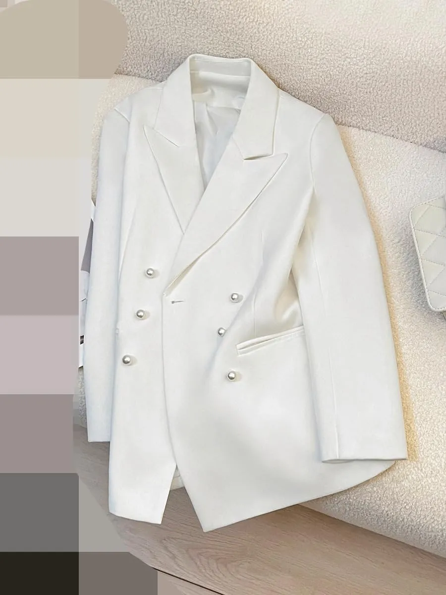 Women's Blazer Jacket Autumn Officewear Slim Suits