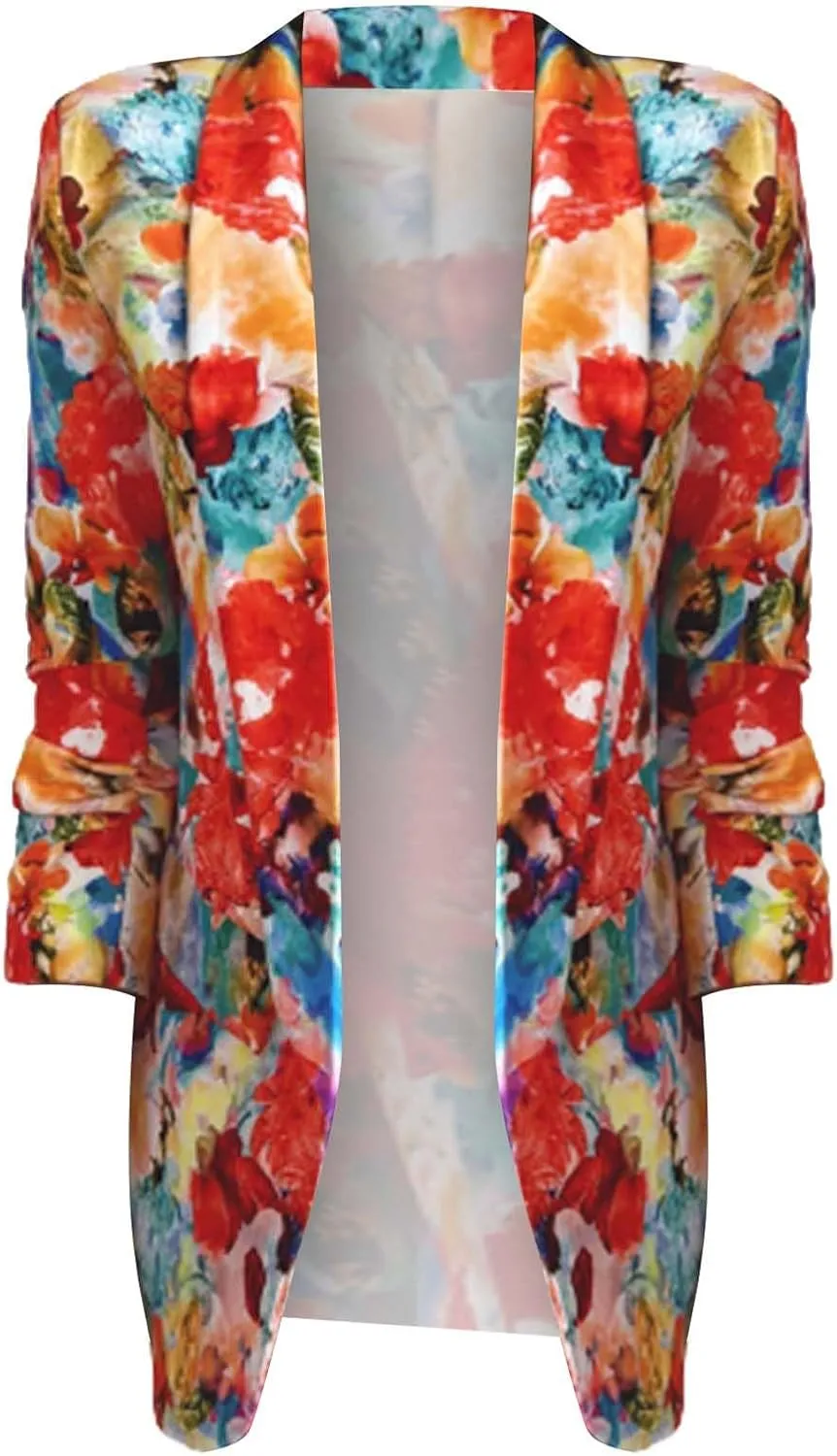 Womens Blazers Dressy Casual Causal Women's Jackets Open Front Prtite Novelty Jacket Fit It Oversized Blazer