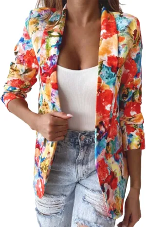 Womens Blazers Dressy Casual Causal Women's Jackets Open Front Prtite Novelty Jacket Fit It Oversized Blazer