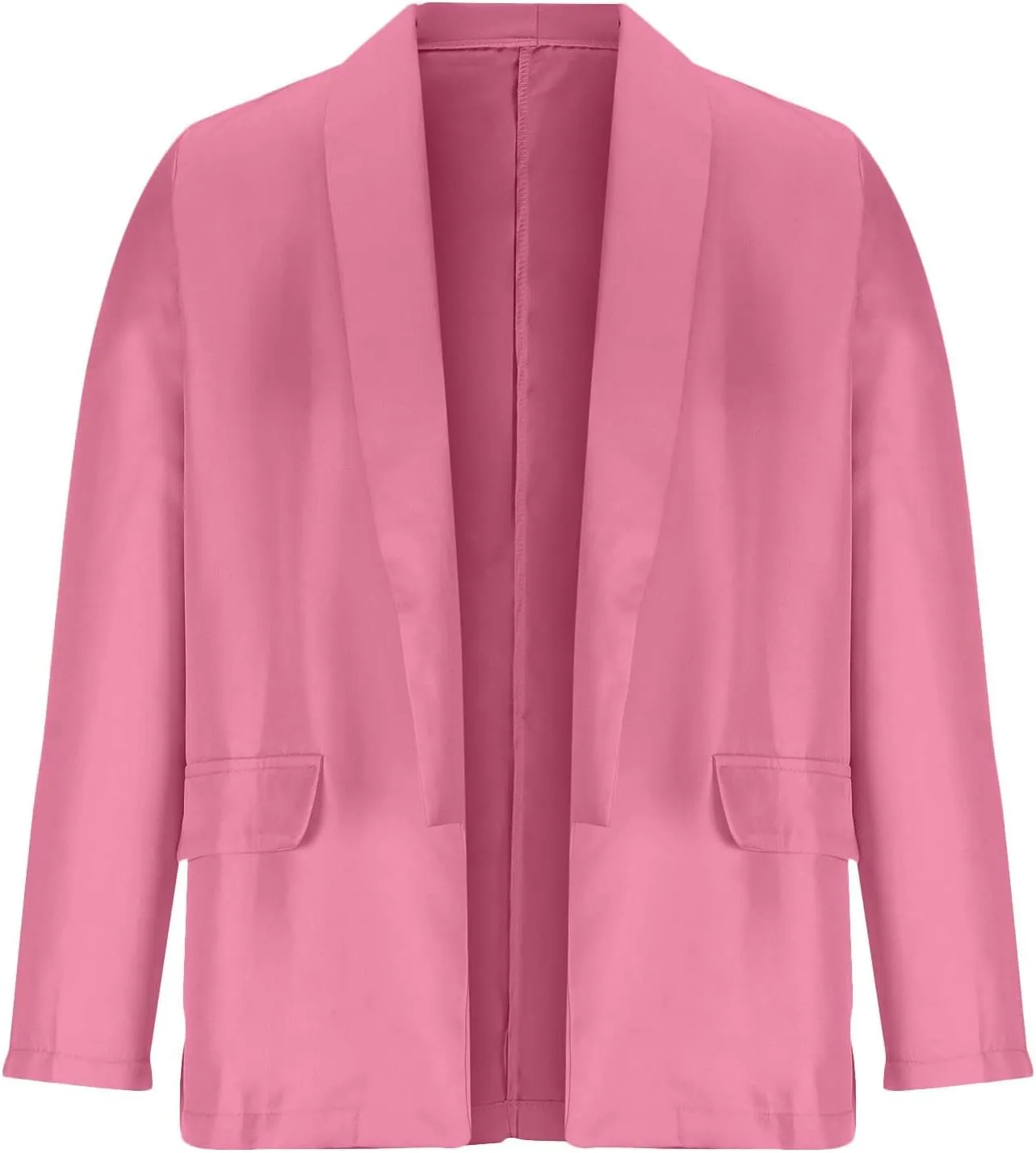Womens Business Blazers Dressy Loose Lightweight Open Front Cardigan Jackets Long Sleeve Formal Work Suits with Pocket