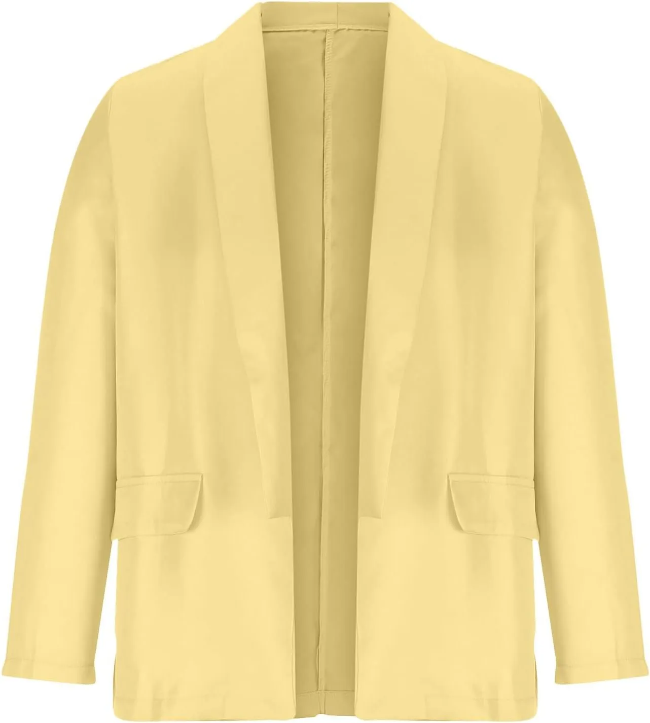 Womens Business Blazers Dressy Loose Lightweight Open Front Cardigan Jackets Long Sleeve Formal Work Suits with Pocket