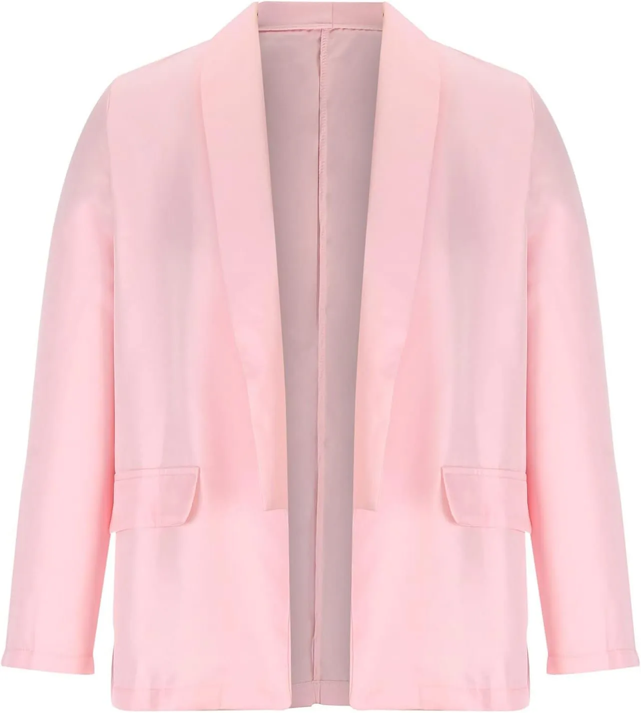 Womens Business Blazers Dressy Loose Lightweight Open Front Cardigan Jackets Long Sleeve Formal Work Suits with Pocket