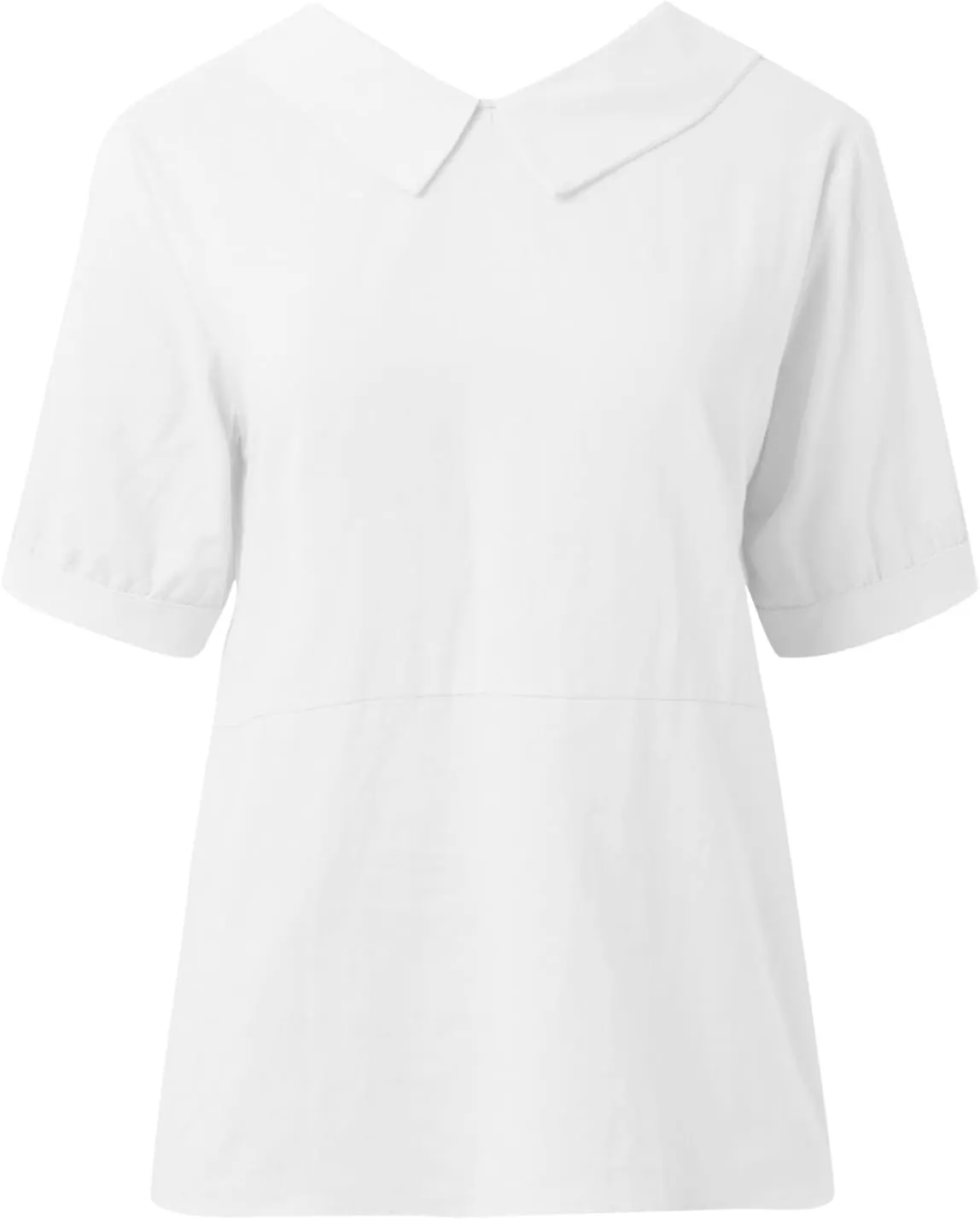 Women's Button Down Shirts Plain Long Sleeve Linen Summer Casual Oversized Blouse Tops Loose Fit Tee Tops