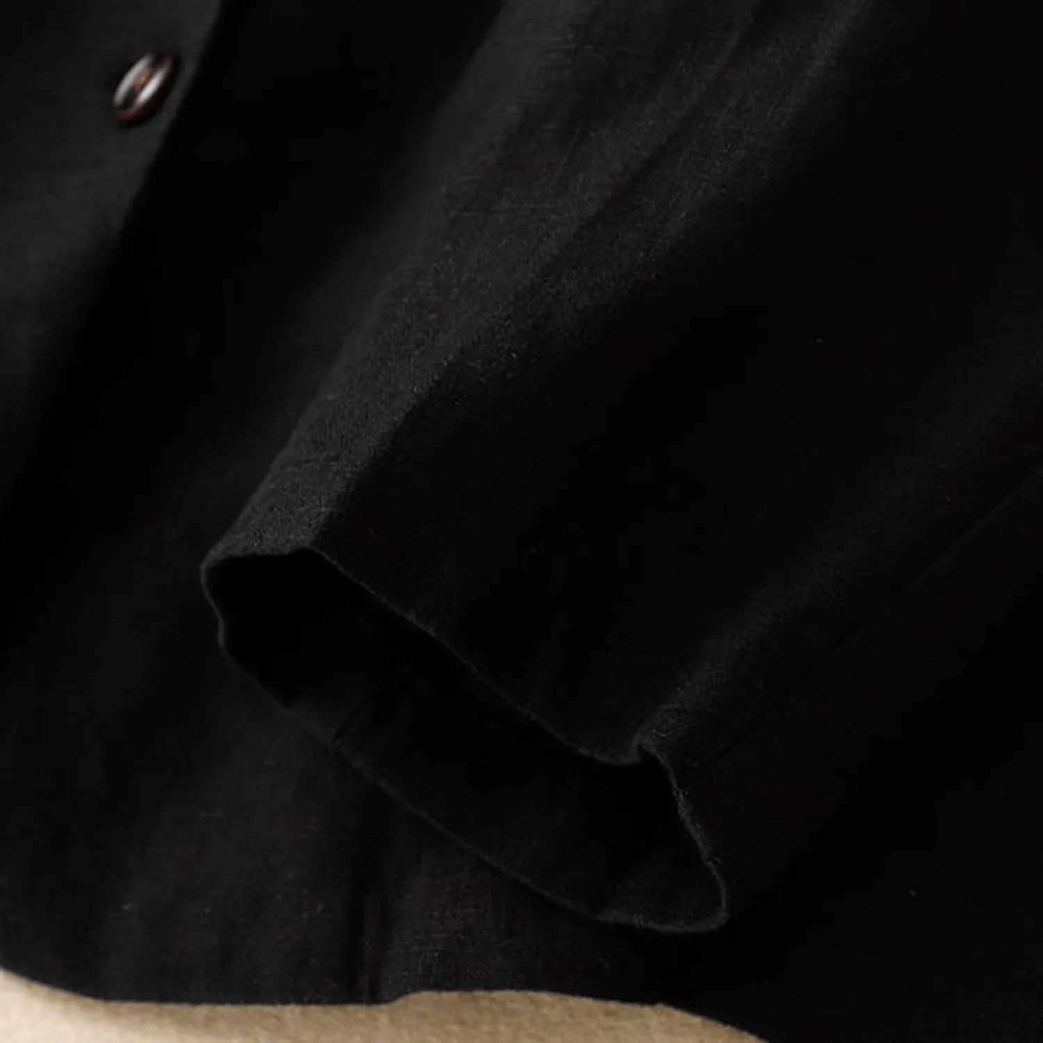 Womens Cotton Linen Blazer Notch Lapel Single Breasted Suit Coat Jackets Boyfriend Loose Casual Comfy Blazer Jacket