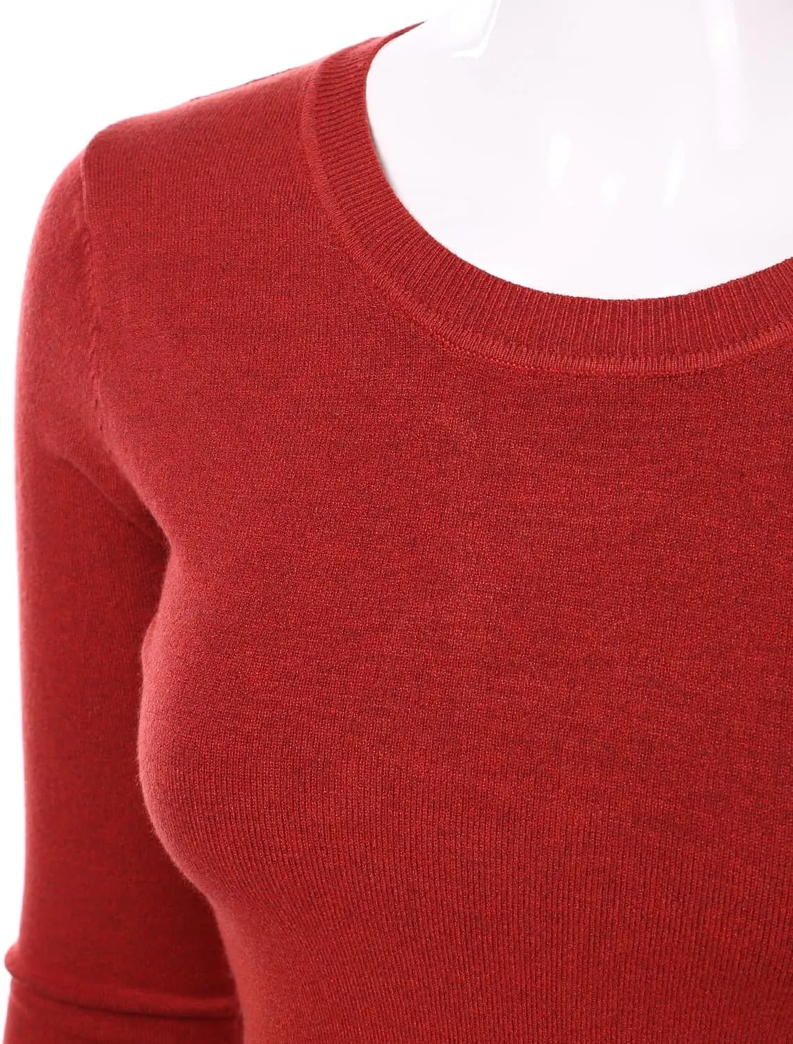 Women's Crewneck Long Sleeve Pullover Premium Soft Knit Sweater (S-XXL)