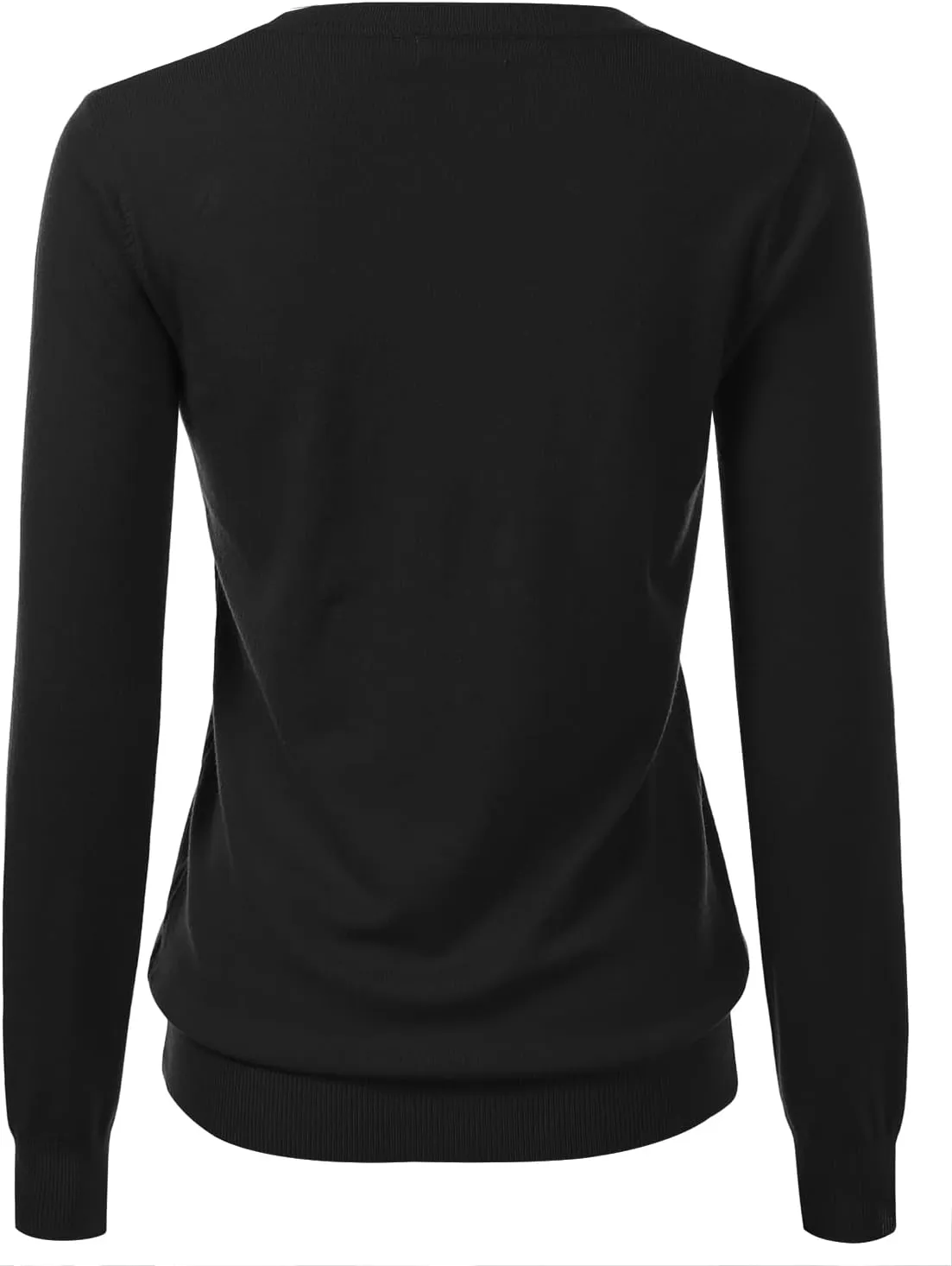 Women's Crewneck Long Sleeve Pullover Premium Soft Knit Sweater (S-XXL)