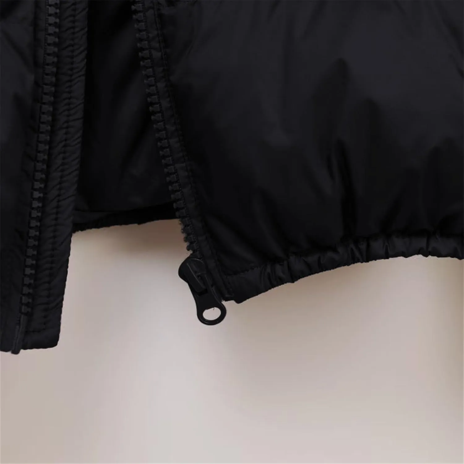 Women's Down Jackets Parkas Lightweight Sleeve Button Down Hooded Padded Coat with Thicken Fleece Lined Down Jacket