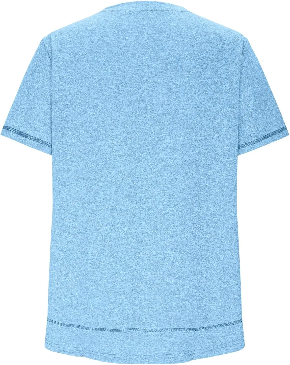 Women's Plus Size Plain Shirts Oversized Casual Summer Tops Crewneck Blouses Comfort Short Sleeve Tunic Tees