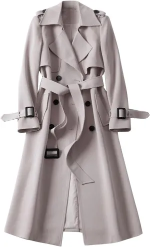 Womens Waterproow Trench Coat Winter Womens Jacket Lapel Slim Women'S Coat Fall Fashion Oversized Womens Winter