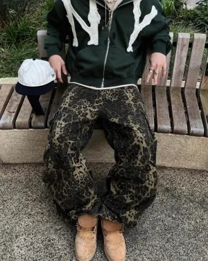 Y2k Hoodie Men Zip Up Graphic Hoodies Y2k Jacket Letter Embroidered Hoodie Hip Hop Streetwear Aesthetic Sweatshirts