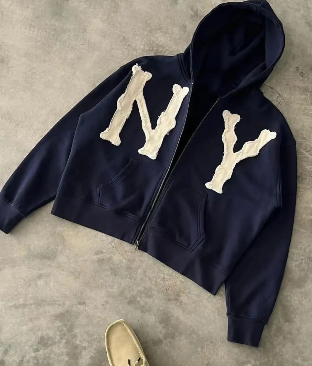 Y2k Hoodie Men Zip Up Graphic Hoodies Y2k Jacket Letter Embroidered Hoodie Hip Hop Streetwear Aesthetic Sweatshirts